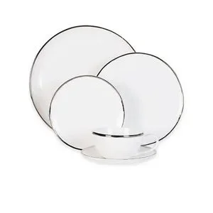 Olivia Oliver™ Harper Organic Shape Platinum 5-Piece Place Setting